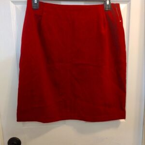 Briggs size 16 wine lightweight velvet skirt